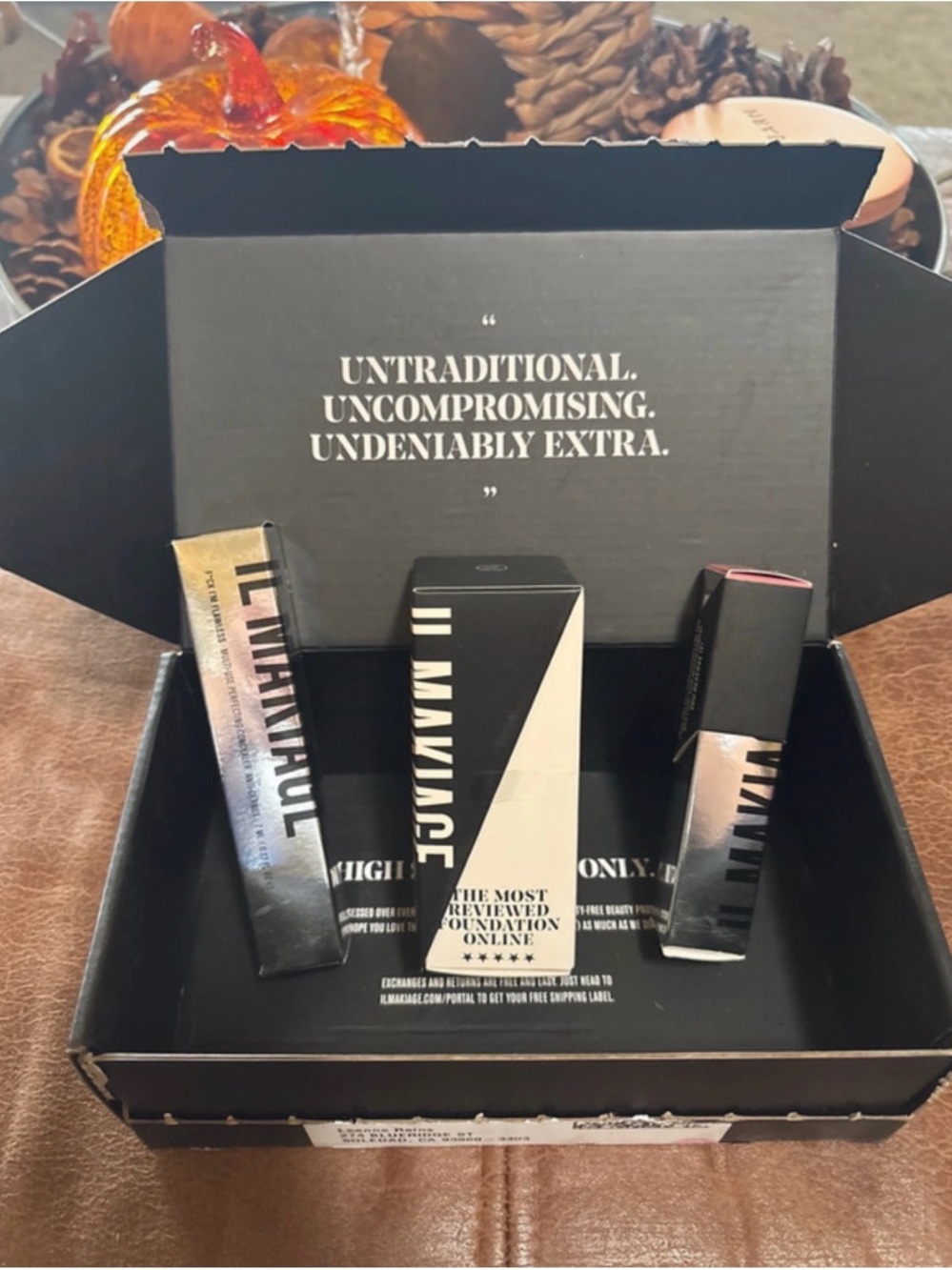 IL Makiage cl#35 Woke up Foundation, 2.5 Flawless Concealer, PDA 574 Lip Service